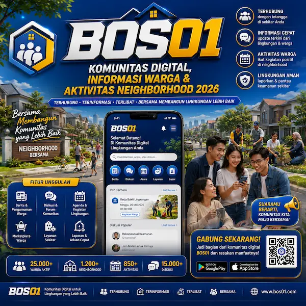 BOS01 | Komunitas Digital, Informasi Warga & Aktivitas Neighborhood 2026 by Hey siriusly